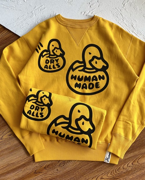 HUMANMADE YELLOW DUCK M TO M