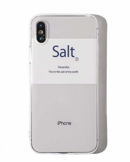 제이시스템 디자인 SALT 투명 아이폰케이스