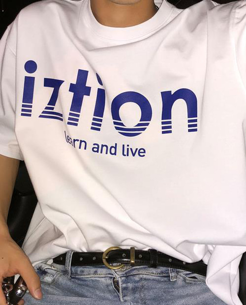 제이시스템 디자인 IZTION 베이직 티셔츠 2컬러
