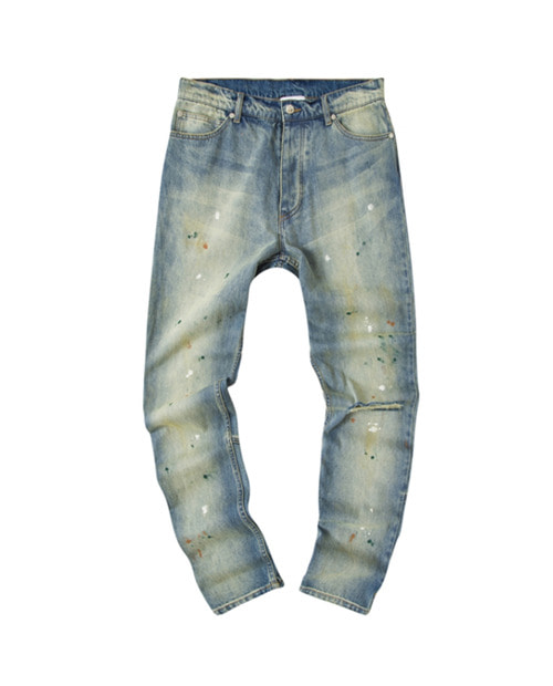 RHUDE PAINTING CUT JEANS