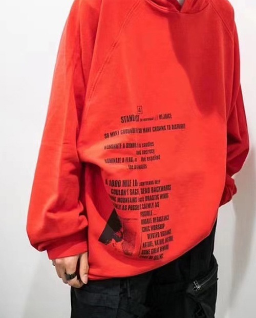 RAF ARCHIVE OS RED HOODIE